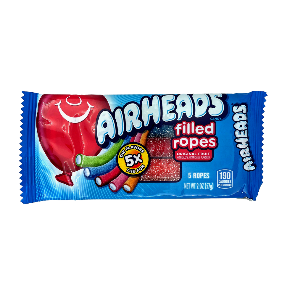 Airheads Filled Ropes Assorted 57g | Confectionery