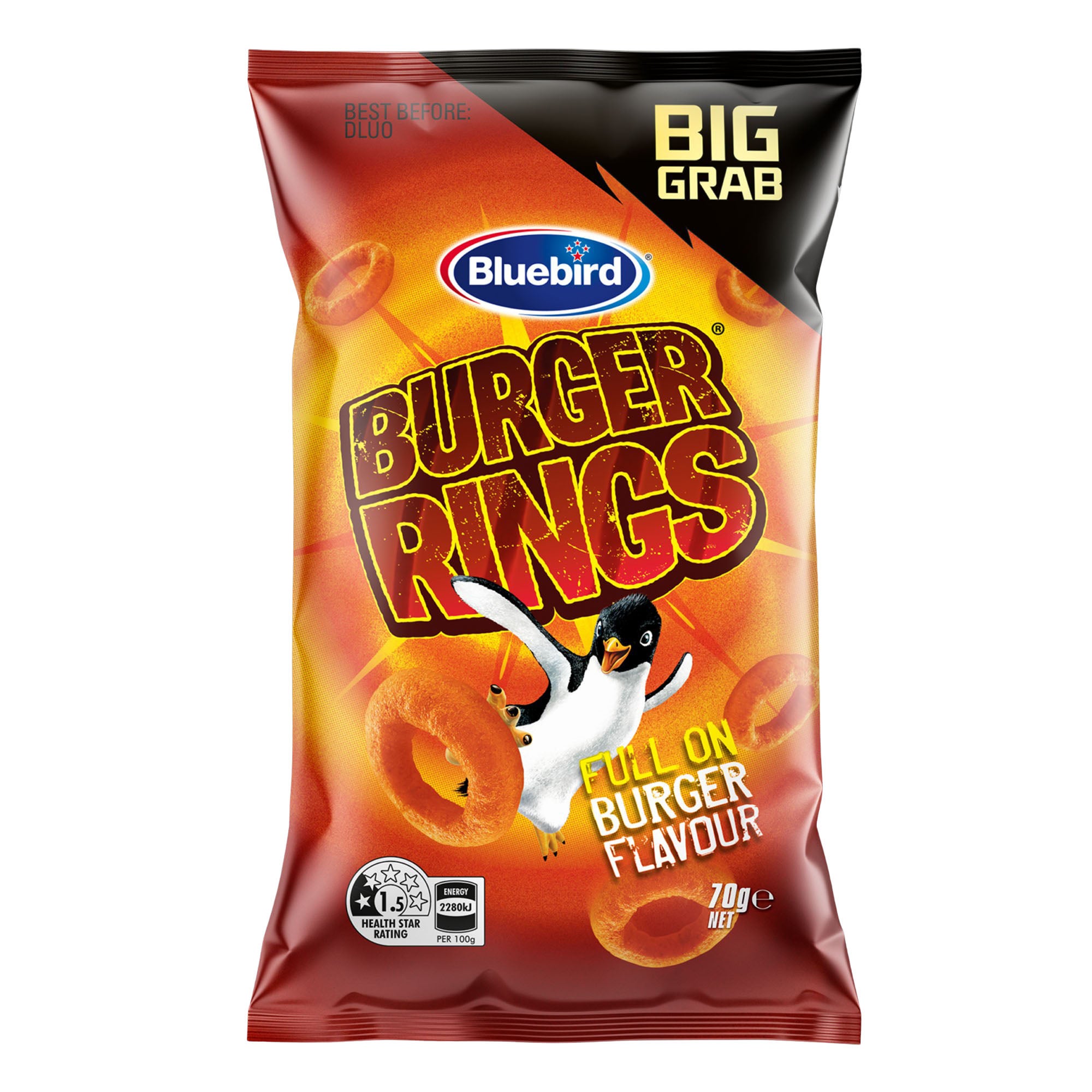 Burger Rings Party Bag 220g | Ally's Basket - Direct from Australia