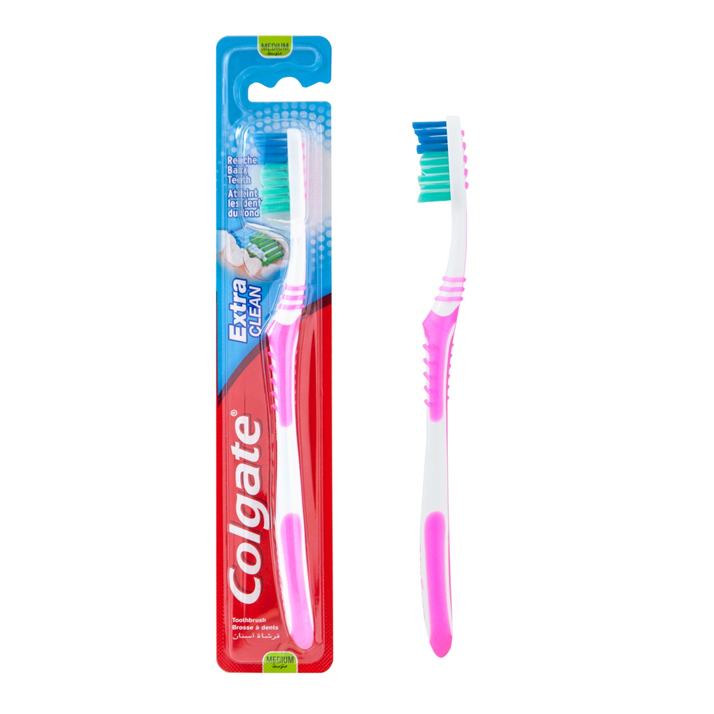 Colgate Extra Clean Toothbrush Medium Assorted | Oral Care | Product