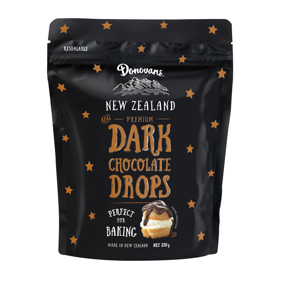 Donovans Dark Chocolate Drops 250g | Grocery | Crackerjack