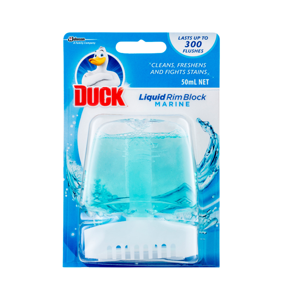 Duck Liquid Rim Block Marine Primary 50ml | Household