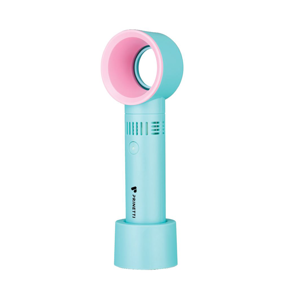 Prinetti Fan Prinetti Handheld Bladeless Fan Turqouise Pink | Home