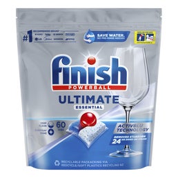 Finish Ultimate Essential 60pk, Dishwashing