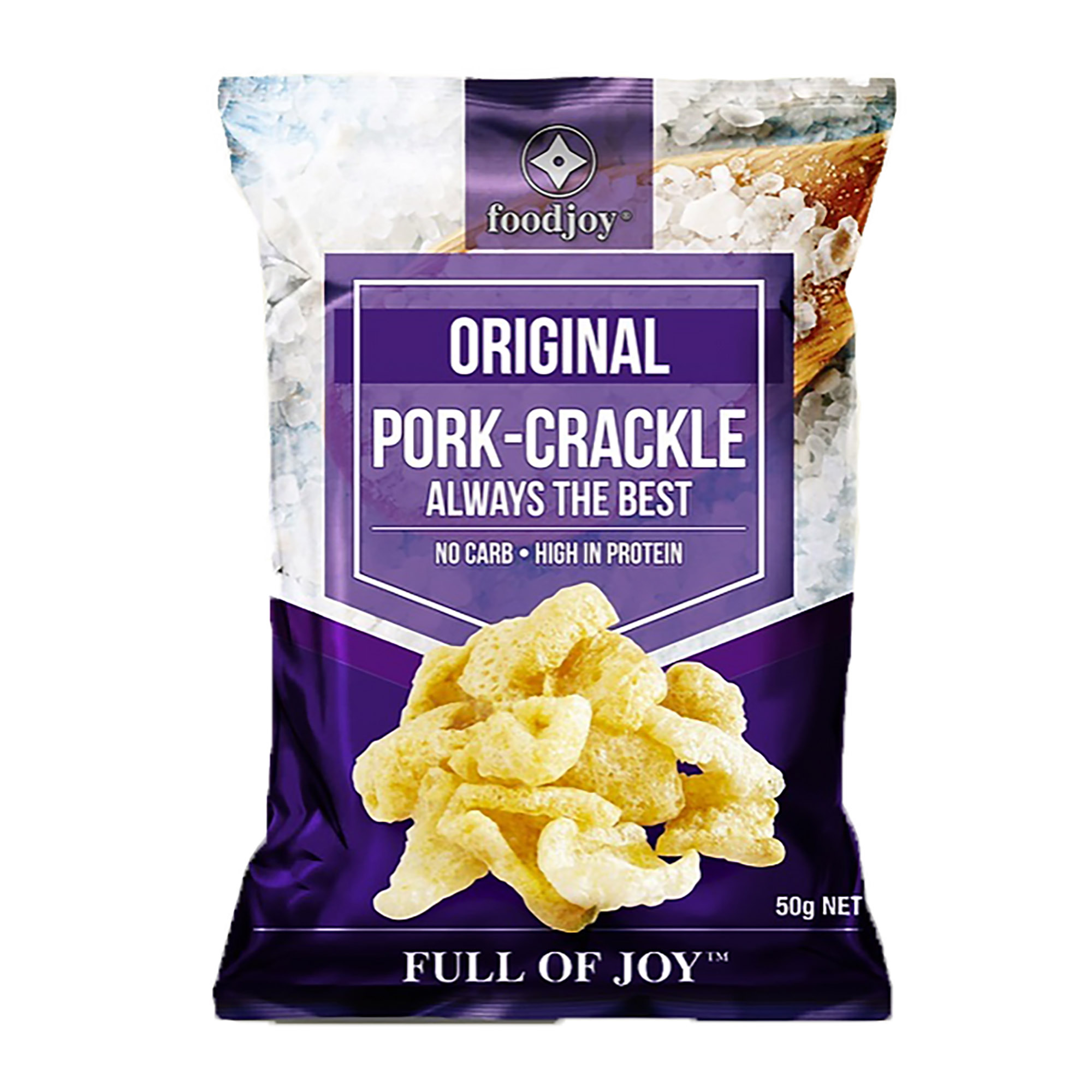 carbs in pork crackling