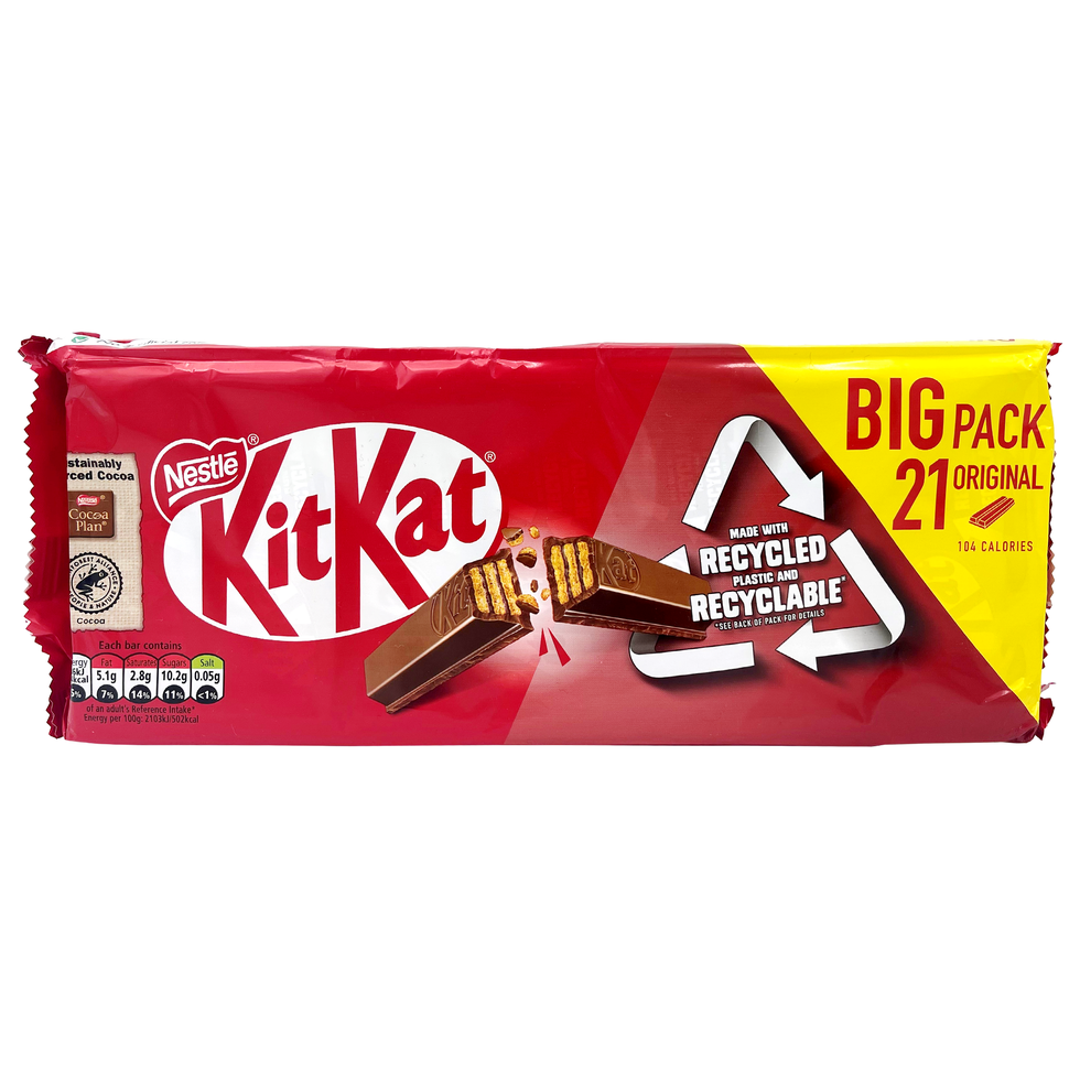 Kit Kat 2 Finger Milk 21pk 434g Chocolate Product