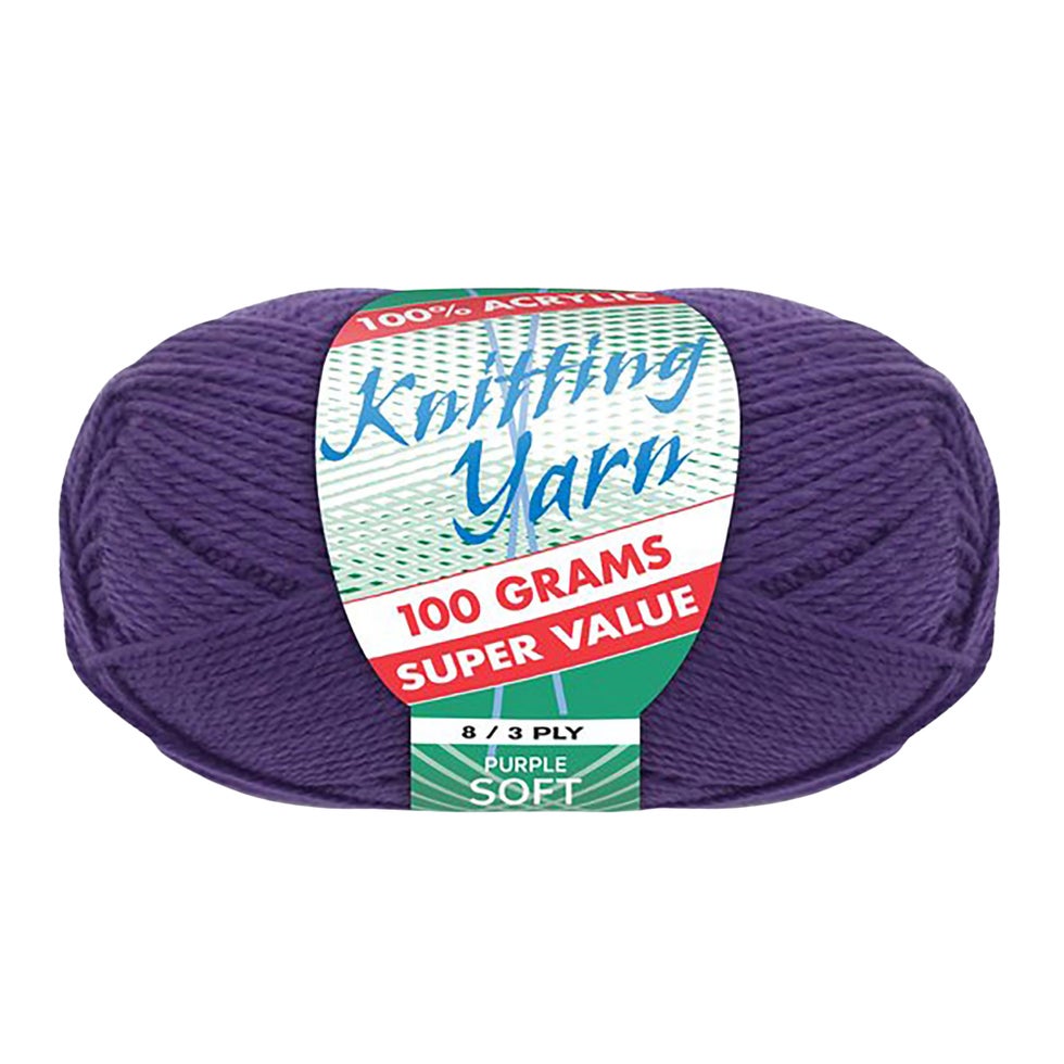 Knitting Yarn Purple 8ply 100g Yarn & Accessories Product