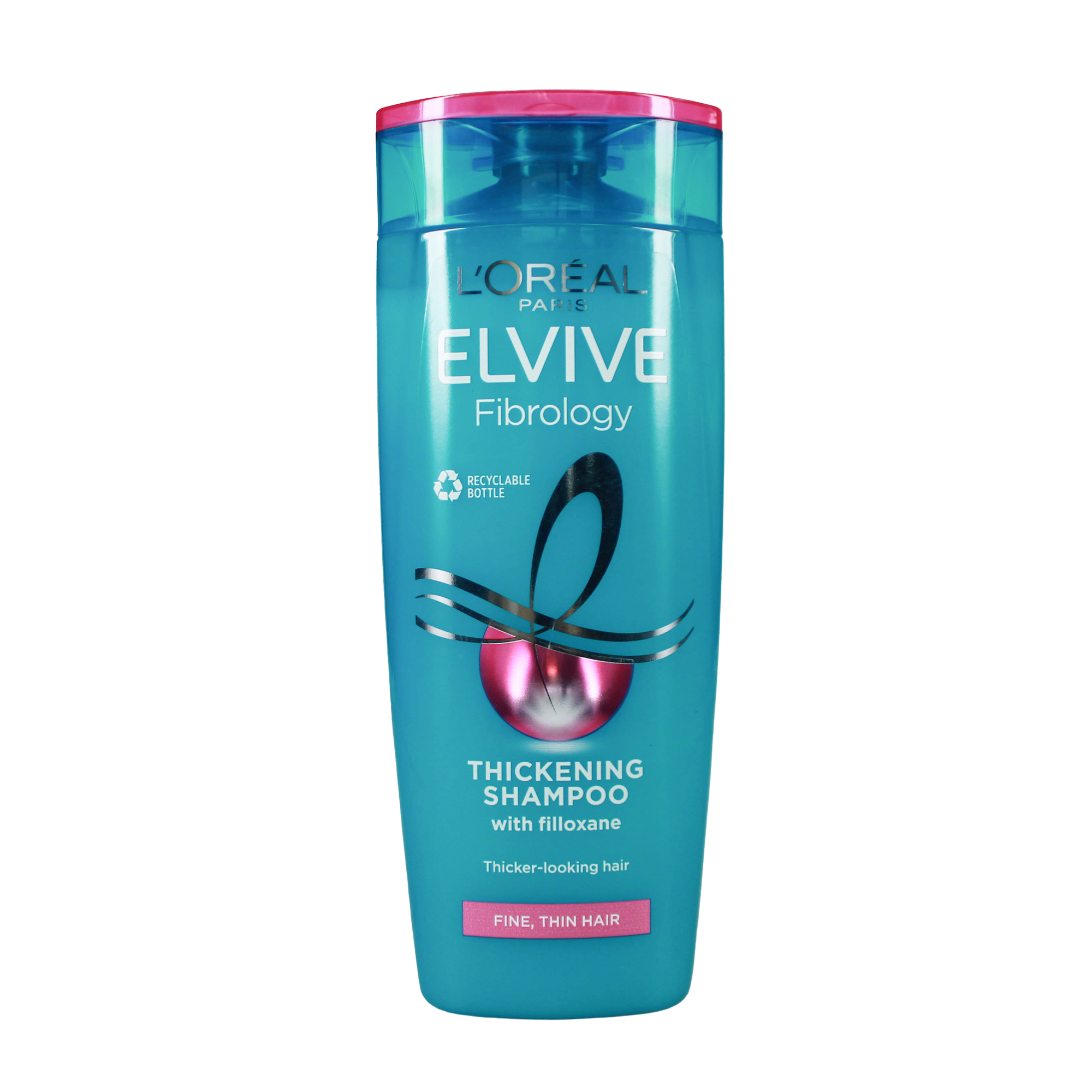 L‘Oreal Elvive Fibrology Shampoo – 400 Ml, Für Voluminöses Haar, Mit Aminosäuren & Vitamin E