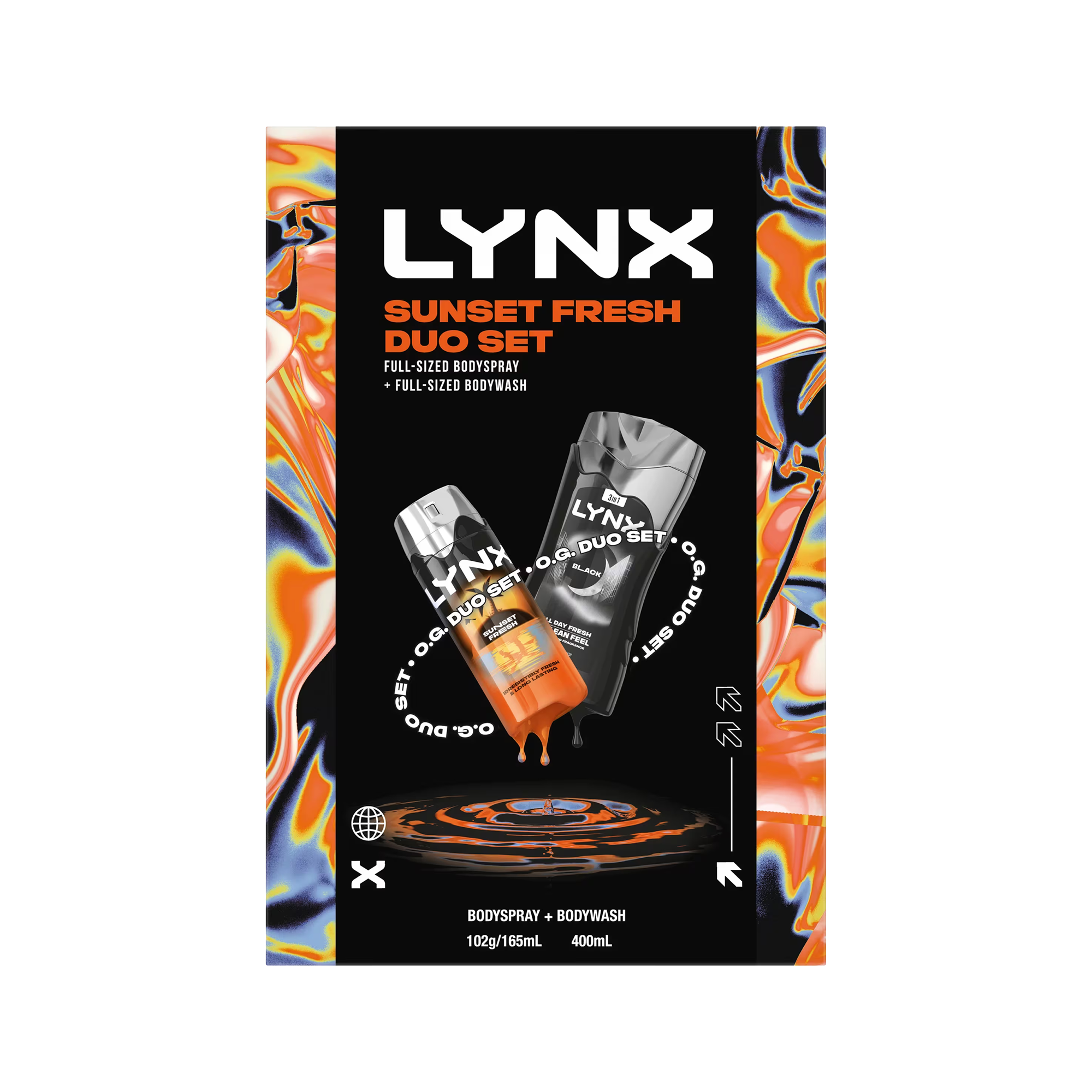 Lynx Duo Sunset Fresh Gift Set 2pc | Health & Beauty