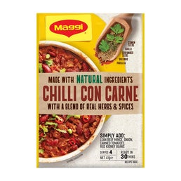 Maggi Chilli Con Carne Recipe Mix 41g, Meal Ingredients