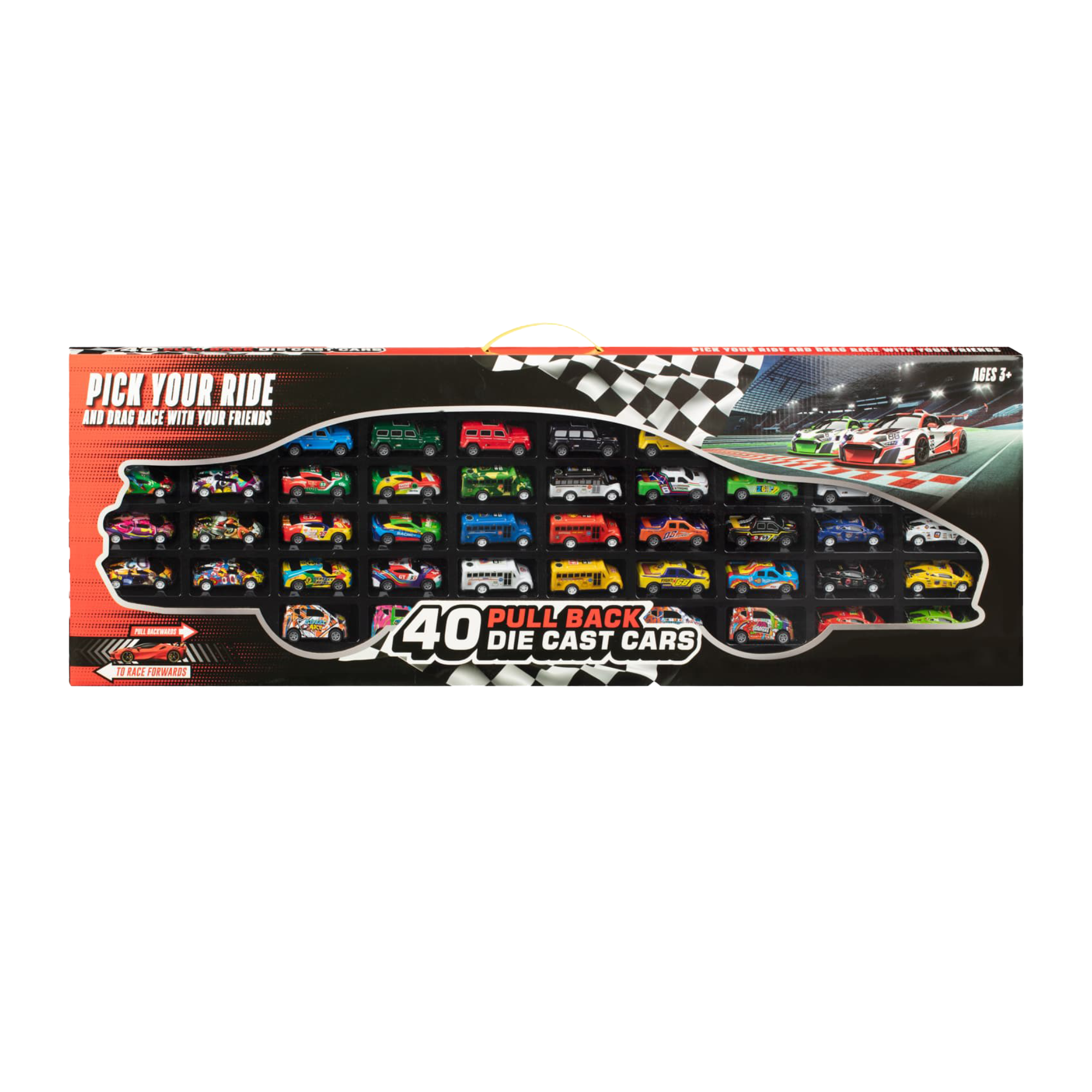 Pull Back Die Cast Cars Set 40pk | Toys | Crackerjack