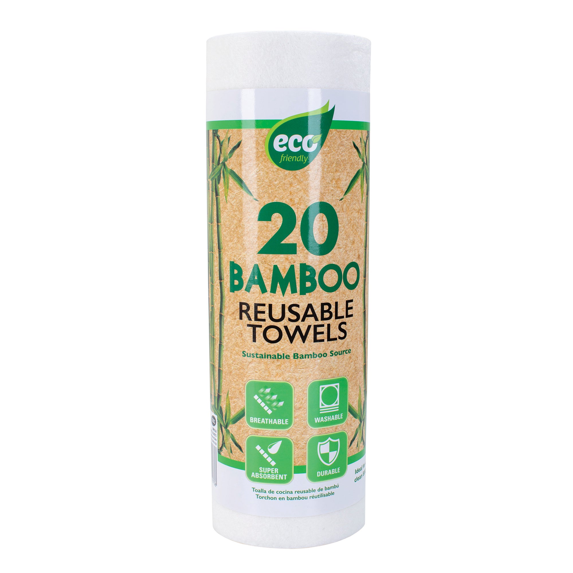 Reusable Bamboo Kitchen Towel, Laundry and Cleaning