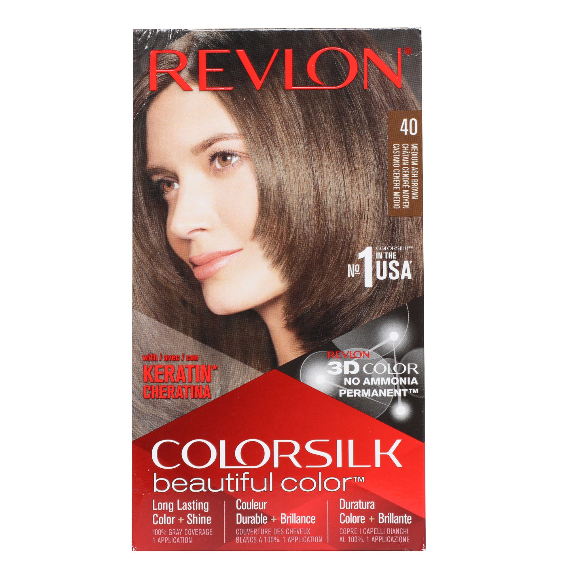 Revlon Colorsilk Medium Ash Brown 40 | Hair Care | Product