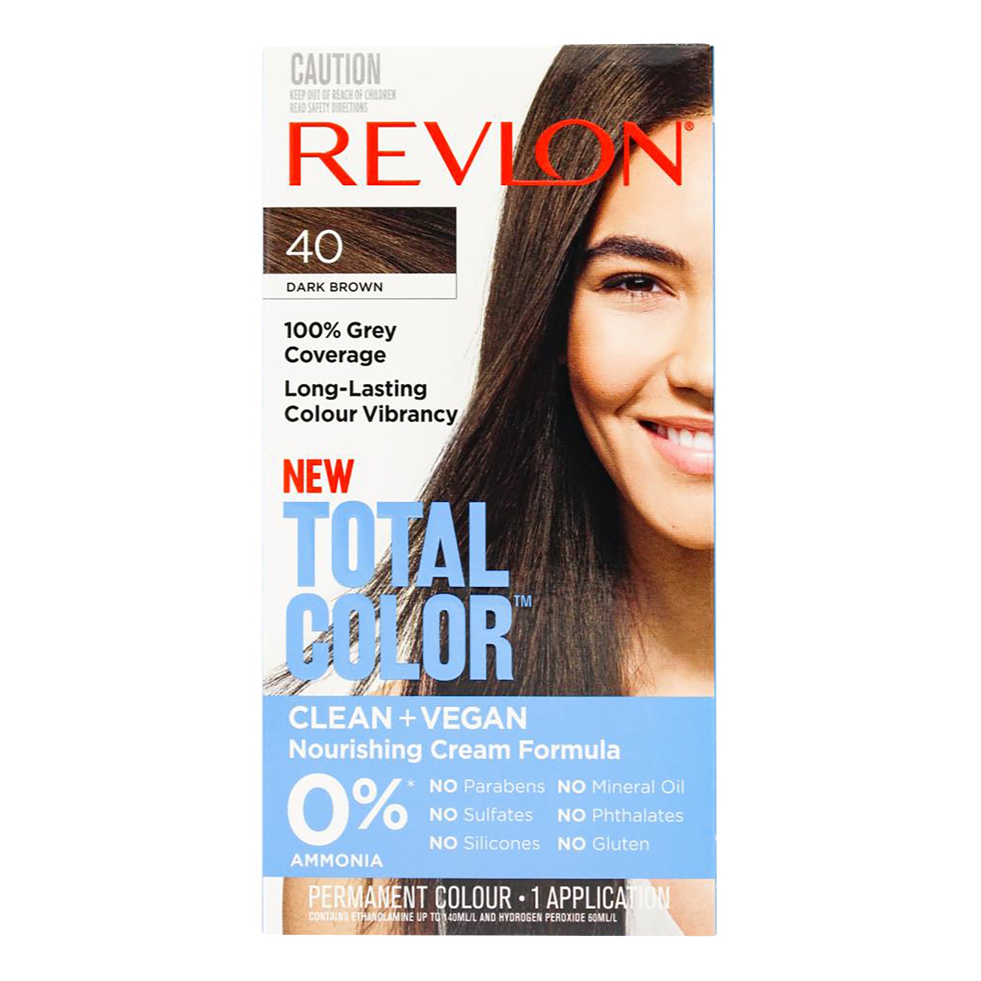 Revlon Total Color Permanent Colour Dark Brown 40 | Hair Care | Product