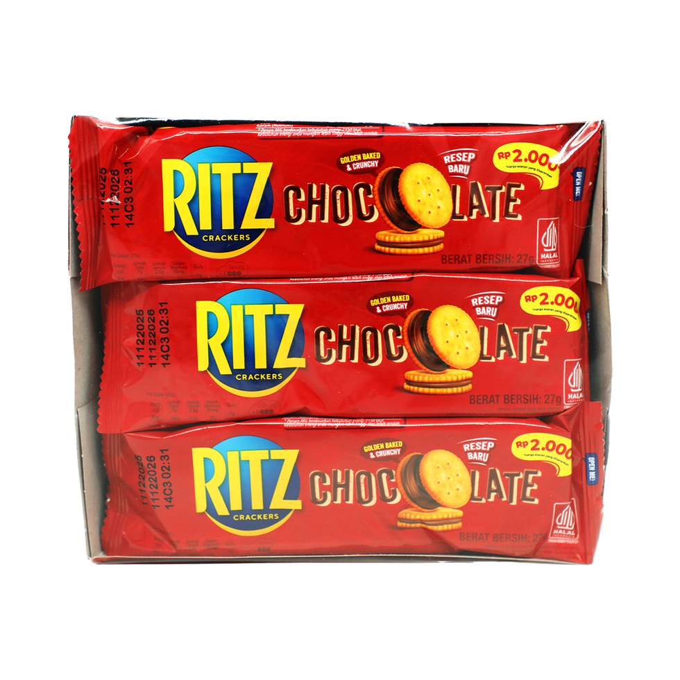 Mini Ritz Chocolate Ritz Sandwich Chocolate 12pk 324g | Grocery | Crackerjack