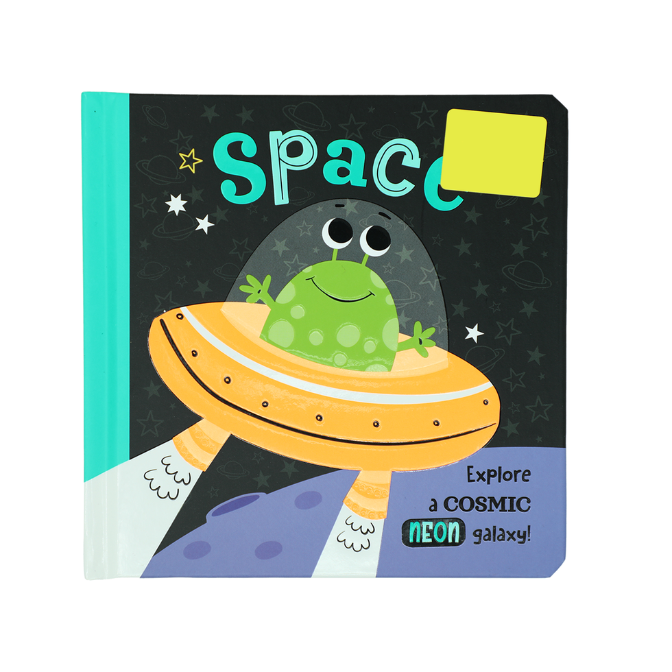 Space Neon Board Book | Stationery, Party & Craft