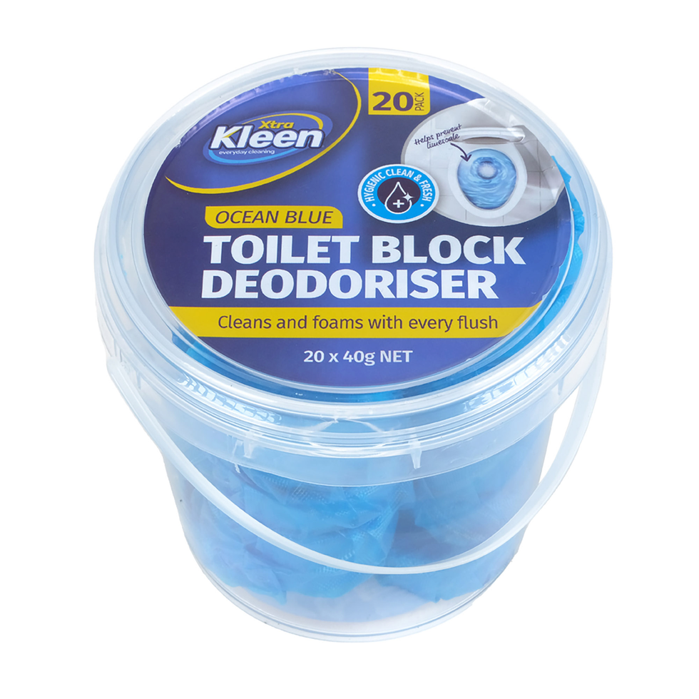 Toilet Deodoriser Blocks 20pk x 40g Each | Household