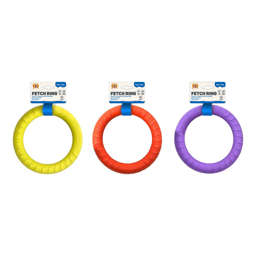 Fetch Ring Tough Fetch Ring Small Assorted | Pet | Crackerjack