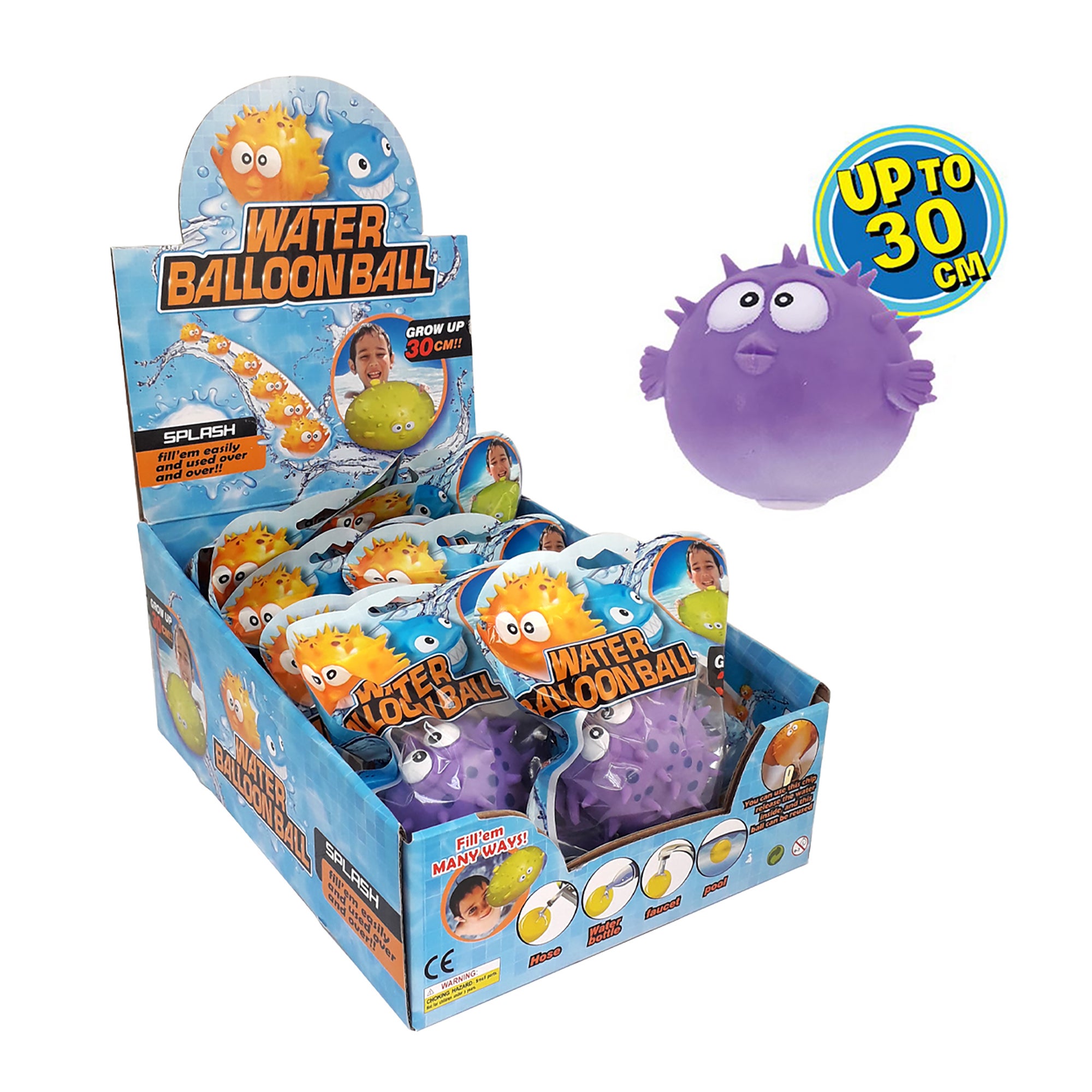 Water Balloon Ball Puffer/shark Assorted, Toys
